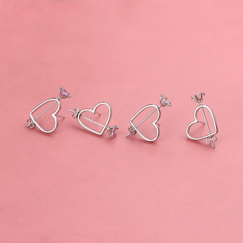 Minimalist Heart-shaped Earrings